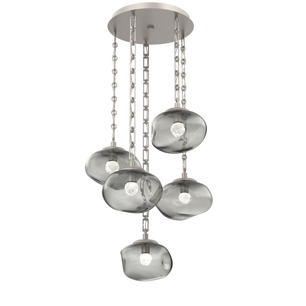 Nova Round 5pc Multi-Pendant Chain (LED)