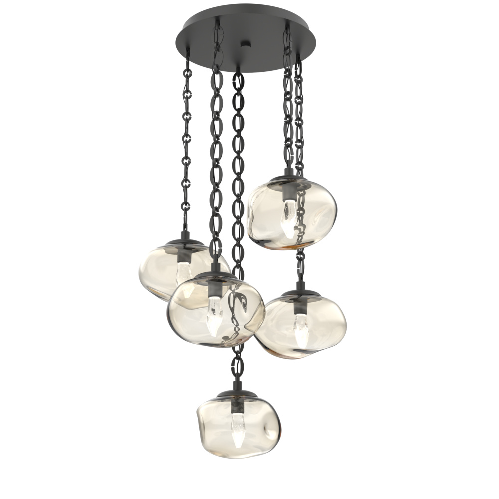 Nova Round 5pc Multi-Pendant Chain (LED)