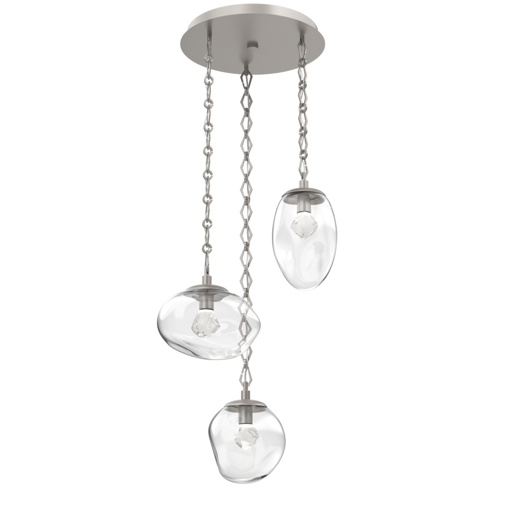 Cosmos Round 3pc Multi-Pendant Chain (LED)