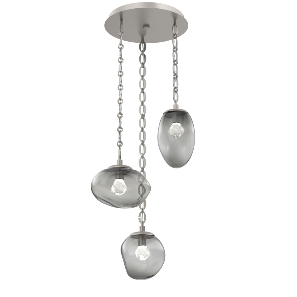 Cosmos Round 3pc Multi-Pendant Chain (LED)
