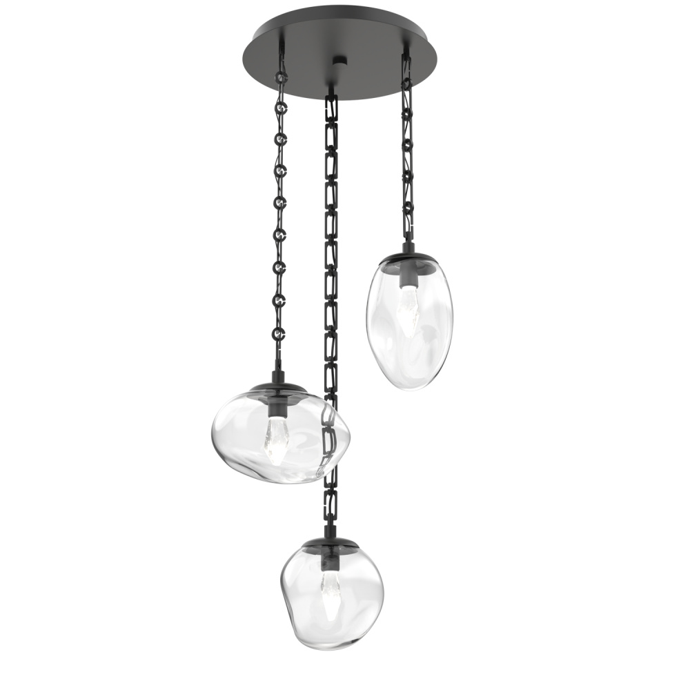 Cosmos Round 3pc Multi-Pendant Chain (LED)