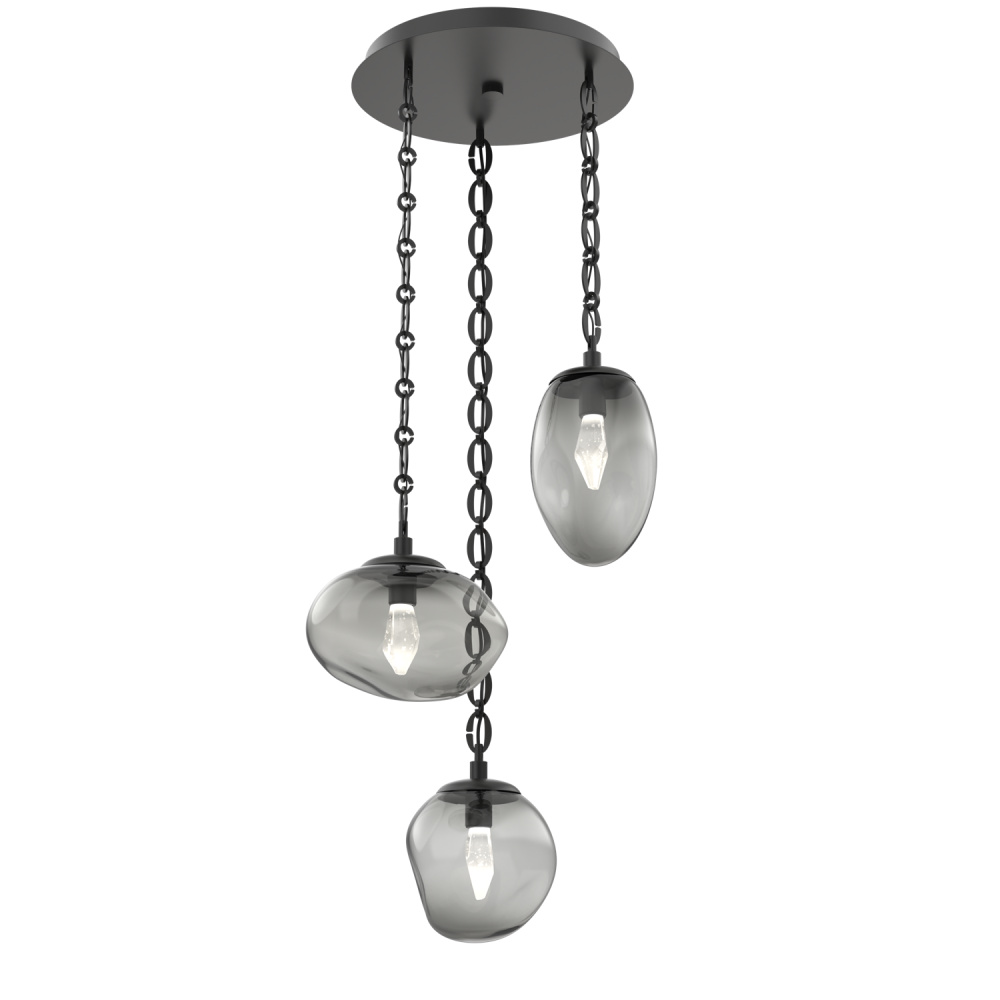 Cosmos Round 3pc Multi-Pendant Chain (LED)