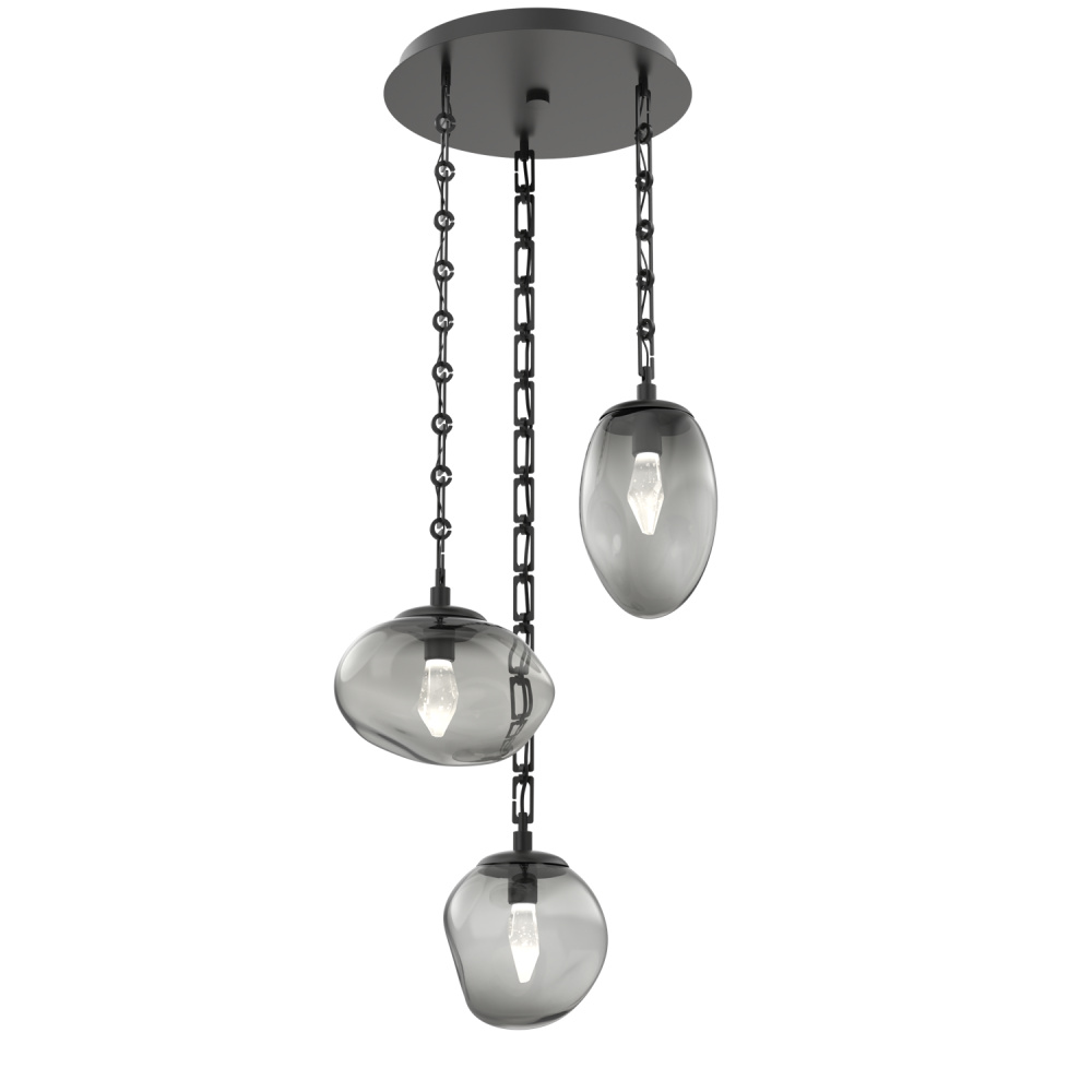 Cosmos Round 3pc Multi-Pendant Chain (LED)