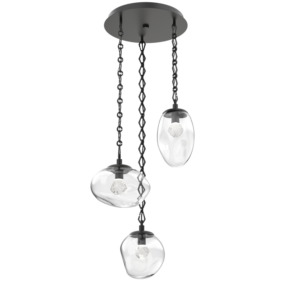 Cosmos Round 3pc Multi-Pendant Chain (LED)