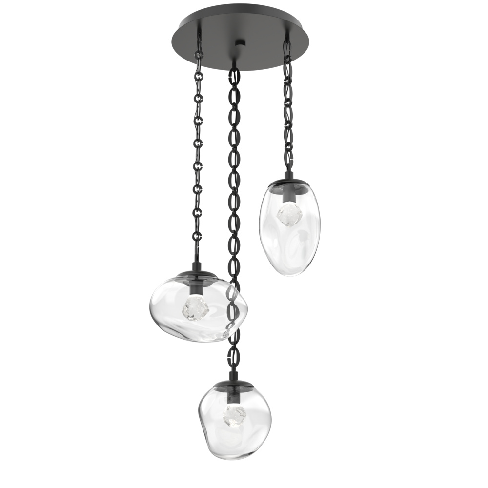 Cosmos Round 3pc Multi-Pendant Chain (LED)