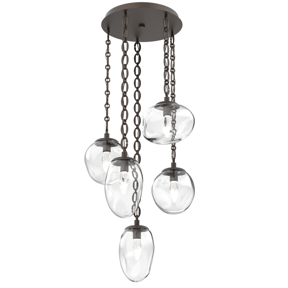 Cosmos Round 5pc Multi-Pendant Chain (LED)