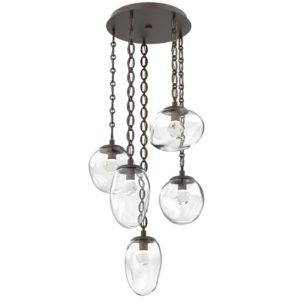 Cosmos Round 5pc Multi-Pendant Chain (LED)