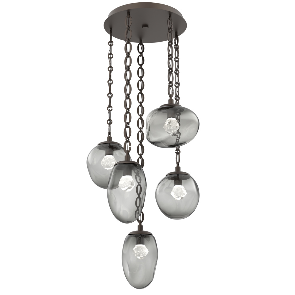 Cosmos Round 5pc Multi-Pendant Chain (LED)