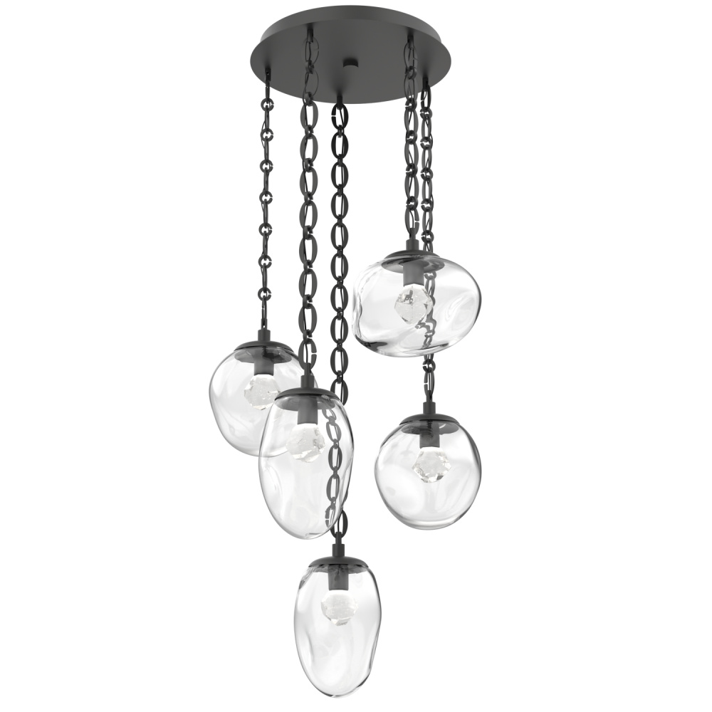 Cosmos Round 5pc Multi-Pendant Chain (LED)