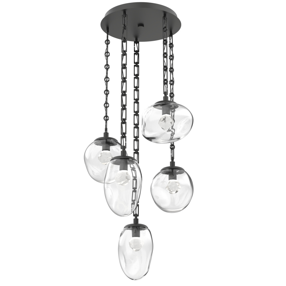 Cosmos Round 5pc Multi-Pendant Chain (LED)