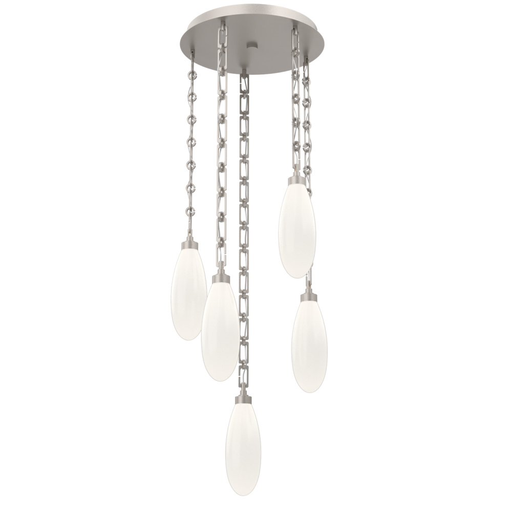 Fiori Round 5pc Multi-Pendant with Chain