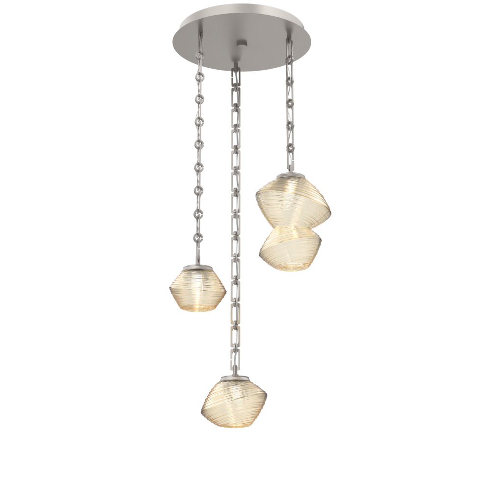 Mesa Round Chain 3pc Multi-Pendant