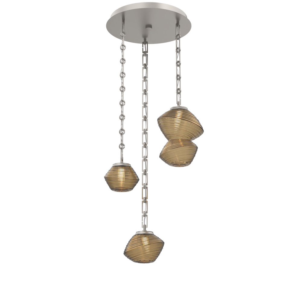 Mesa Round Chain 3pc Multi-Pendant