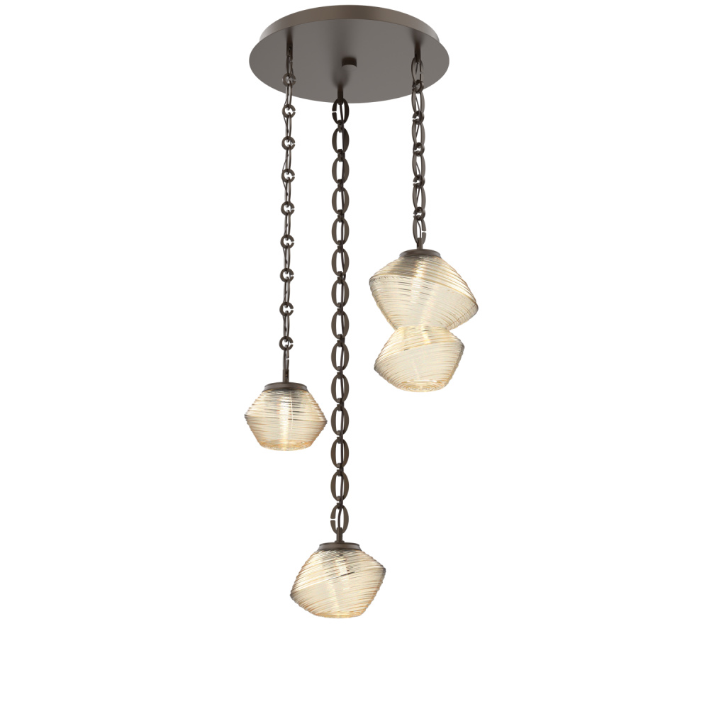 Mesa Round Chain 3pc Multi-Pendant