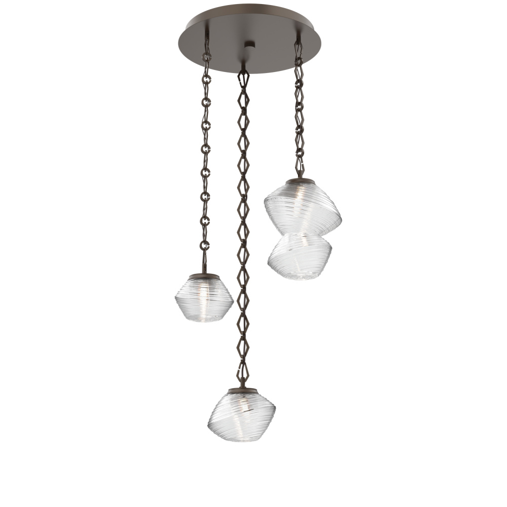 Mesa Round Chain 3pc Multi-Pendant