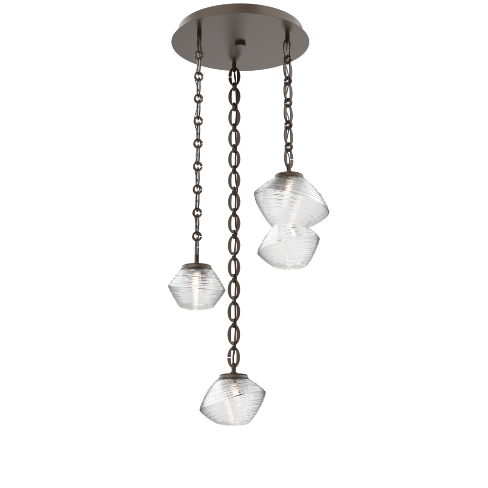 Mesa Round Chain 3pc Multi-Pendant