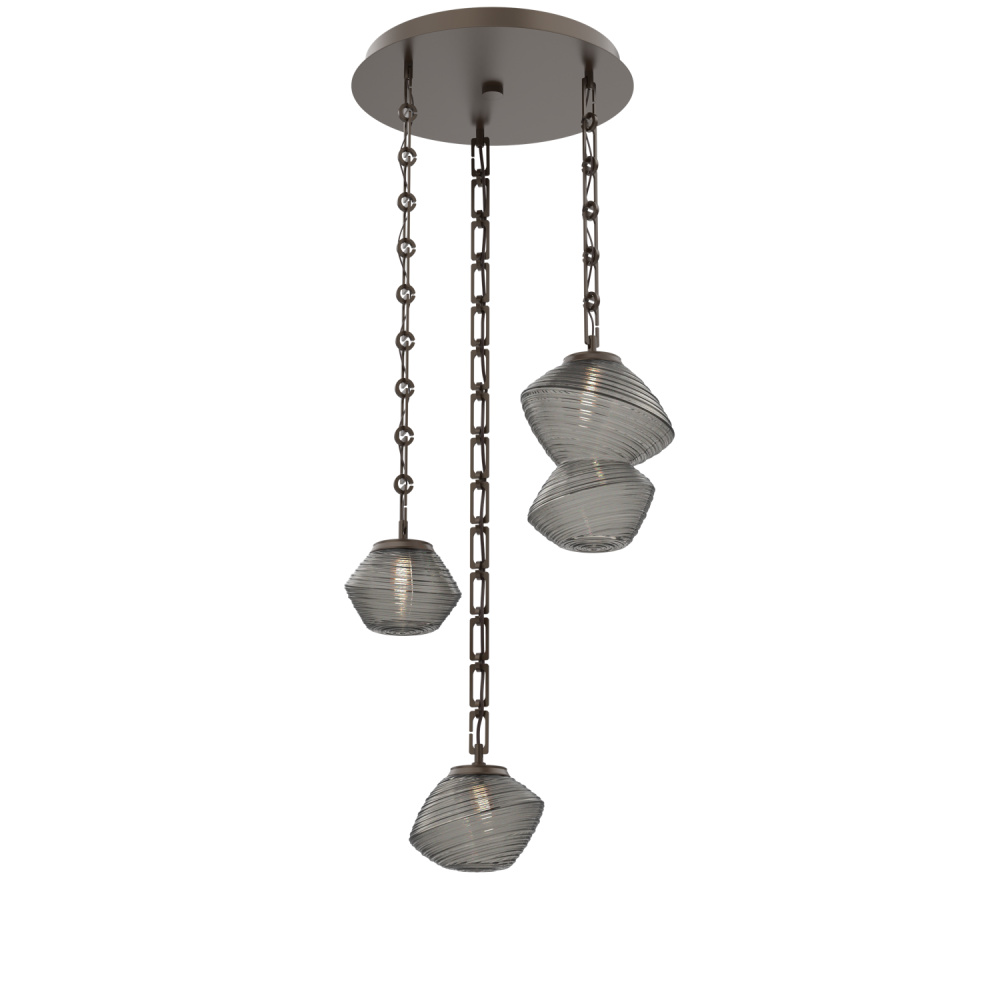 Mesa Round Chain 3pc Multi-Pendant