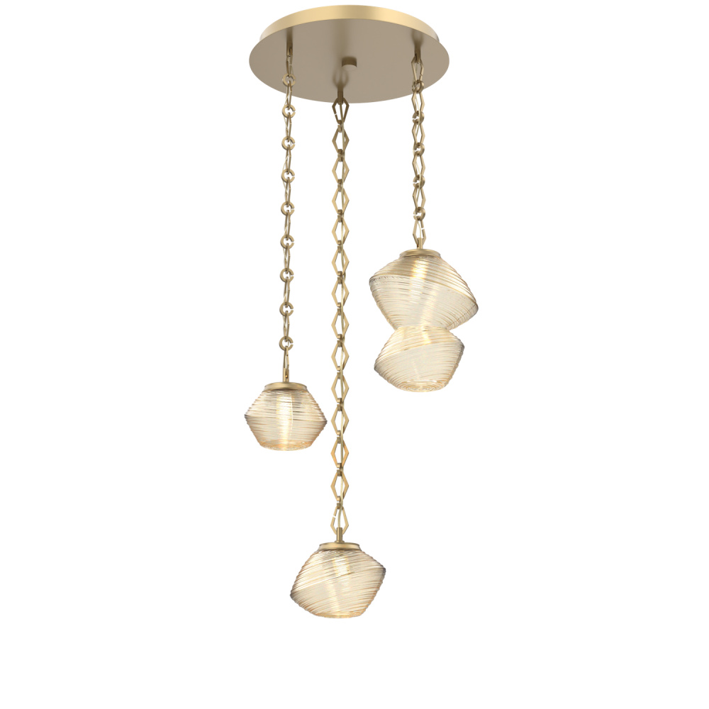 Mesa Round Chain 3pc Multi-Pendant
