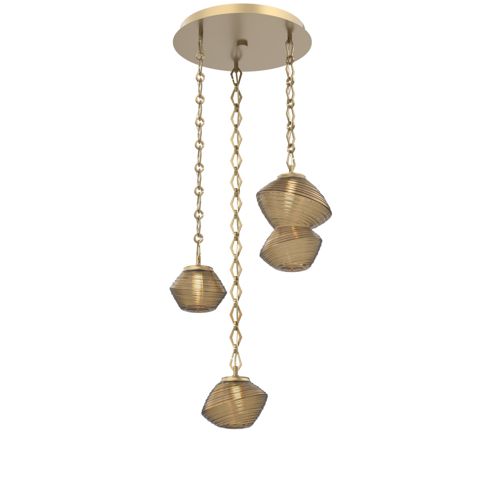 Mesa Round Chain 3pc Multi-Pendant
