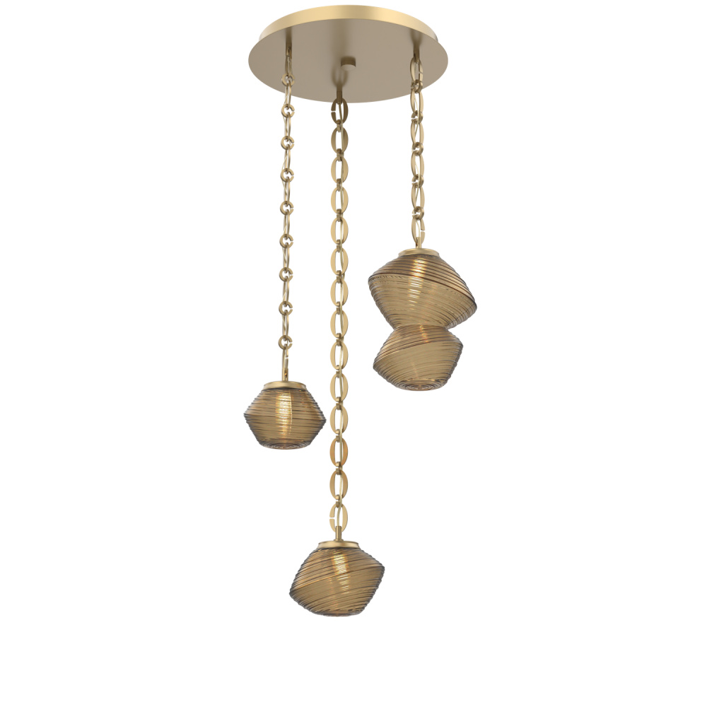 Mesa Round Chain 3pc Multi-Pendant