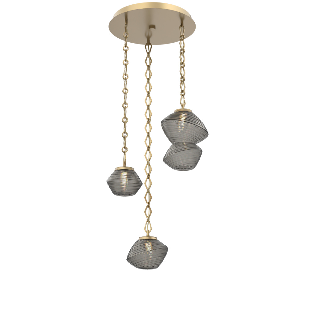 Mesa Round Chain 3pc Multi-Pendant