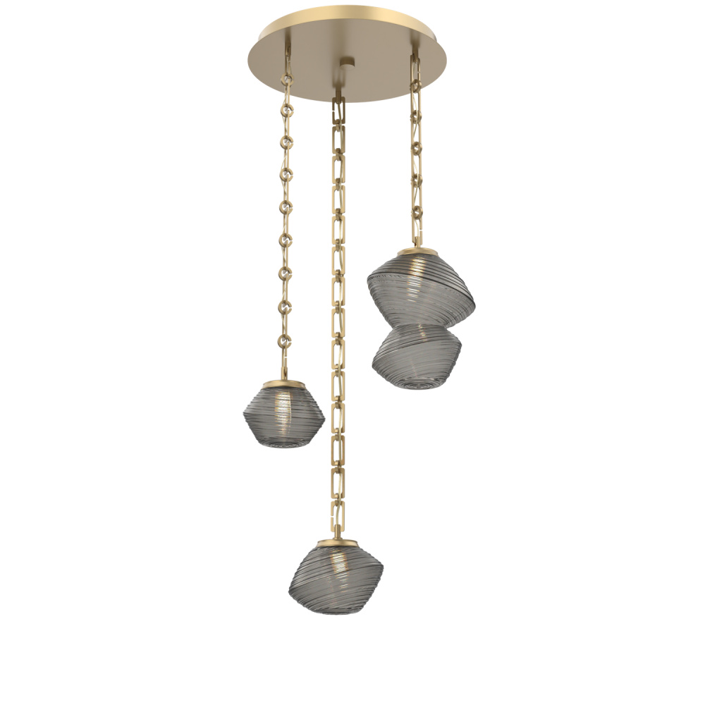 Mesa Round Chain 3pc Multi-Pendant