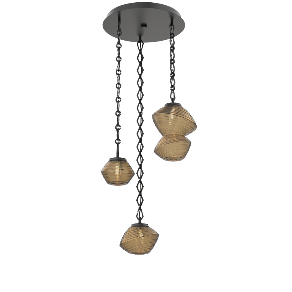 Mesa Round Chain 3pc Multi-Pendant