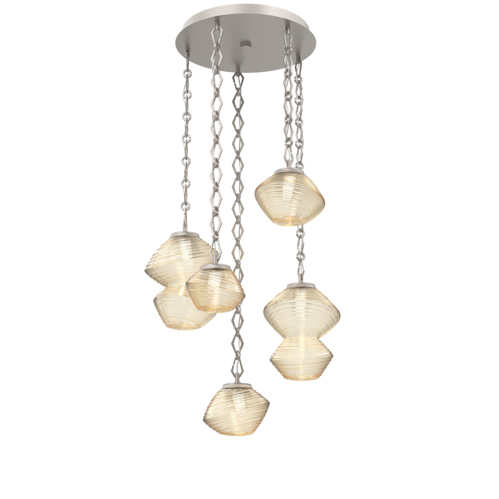 Mesa Round Chain 5pc Multi-Pendant