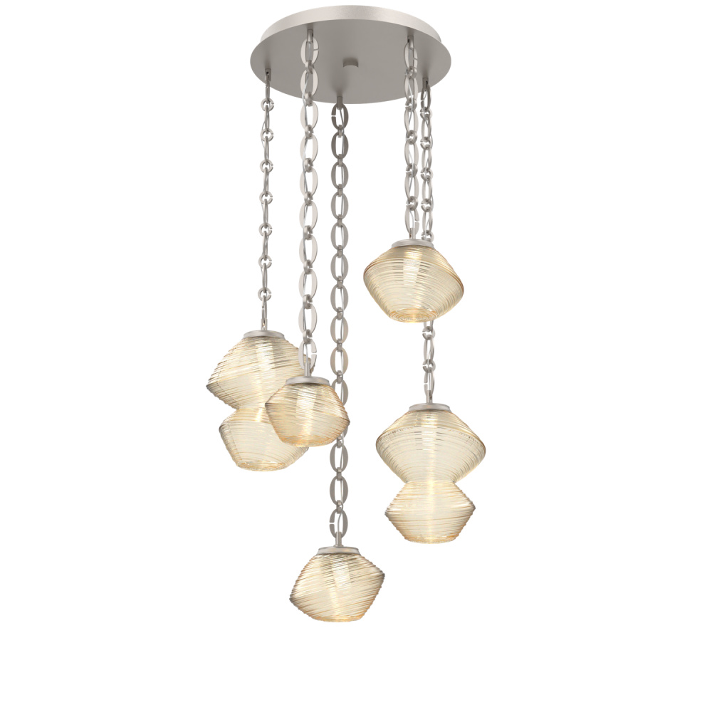 Mesa Round Chain 5pc Multi-Pendant