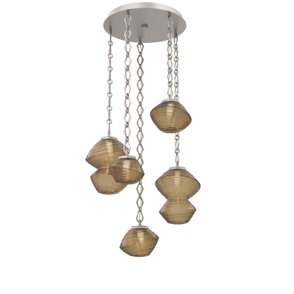 Mesa Round Chain 5pc Multi-Pendant
