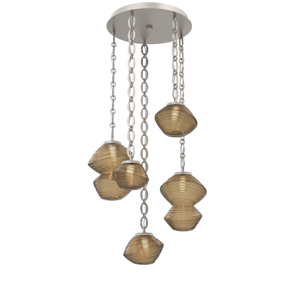 Mesa Round Chain 5pc Multi-Pendant