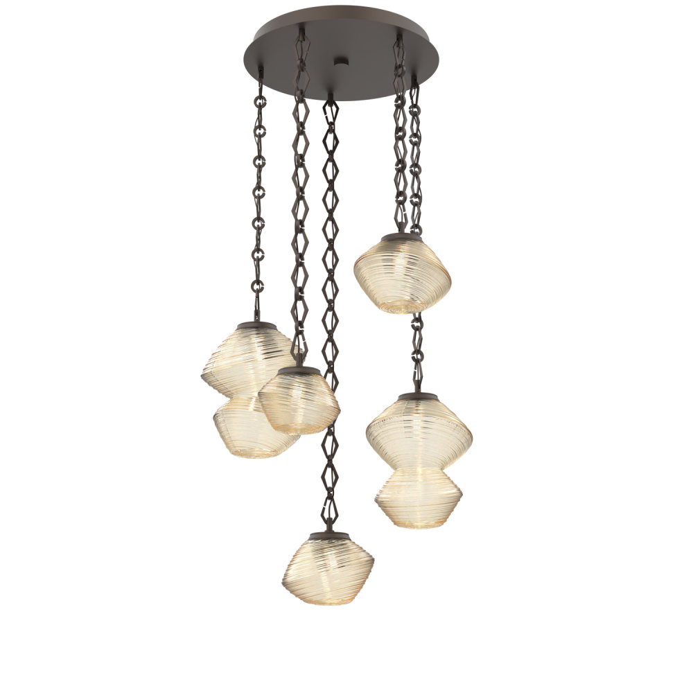 Mesa Round Chain 5pc Multi-Pendant