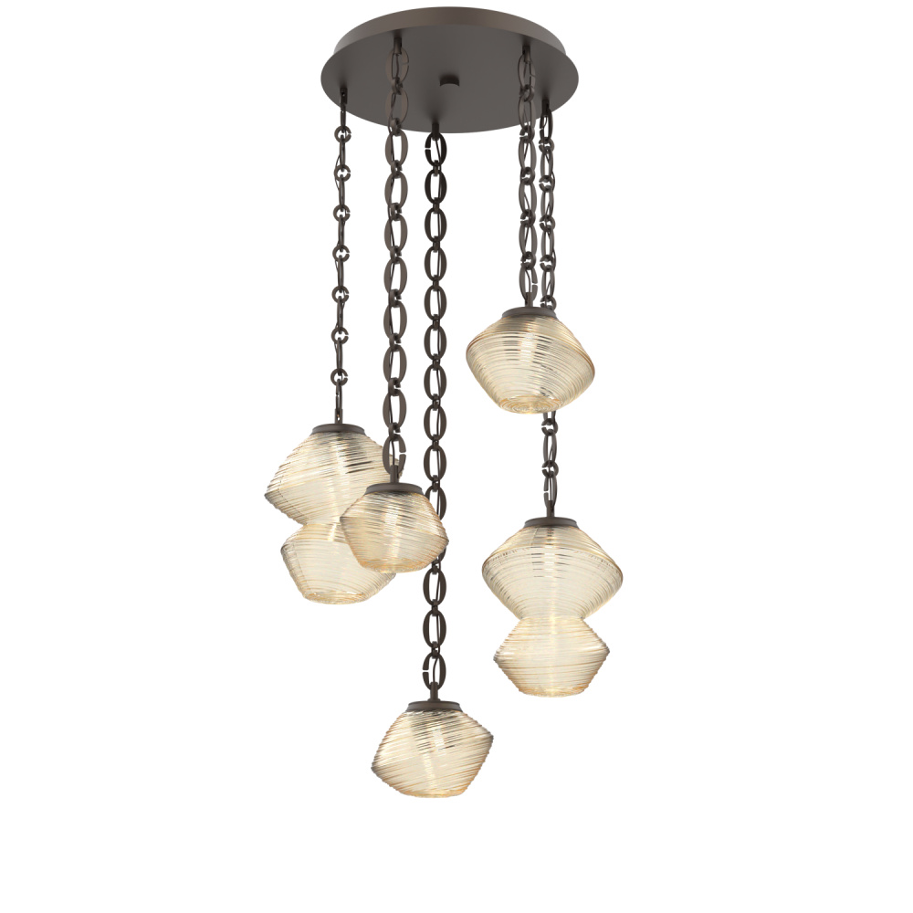 Mesa Round Chain 5pc Multi-Pendant