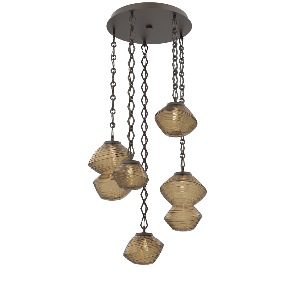 Mesa Round Chain 5pc Multi-Pendant