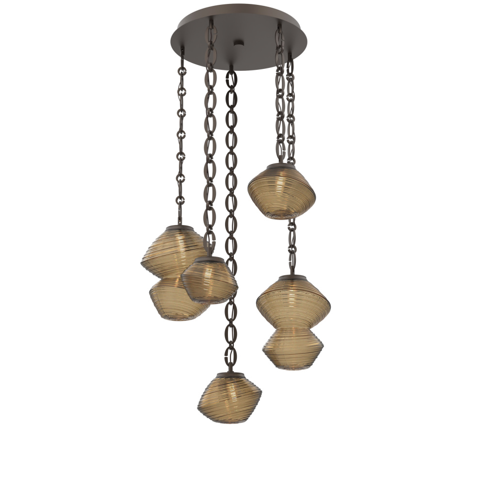 Mesa Round Chain 5pc Multi-Pendant