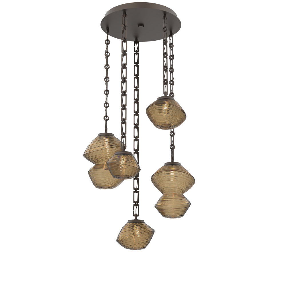 Mesa Round Chain 5pc Multi-Pendant