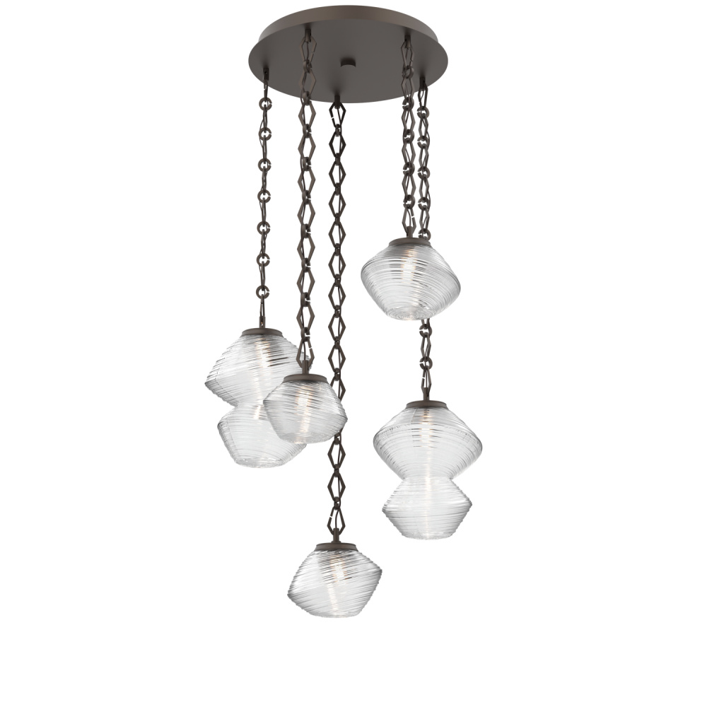 Mesa Round Chain 5pc Multi-Pendant