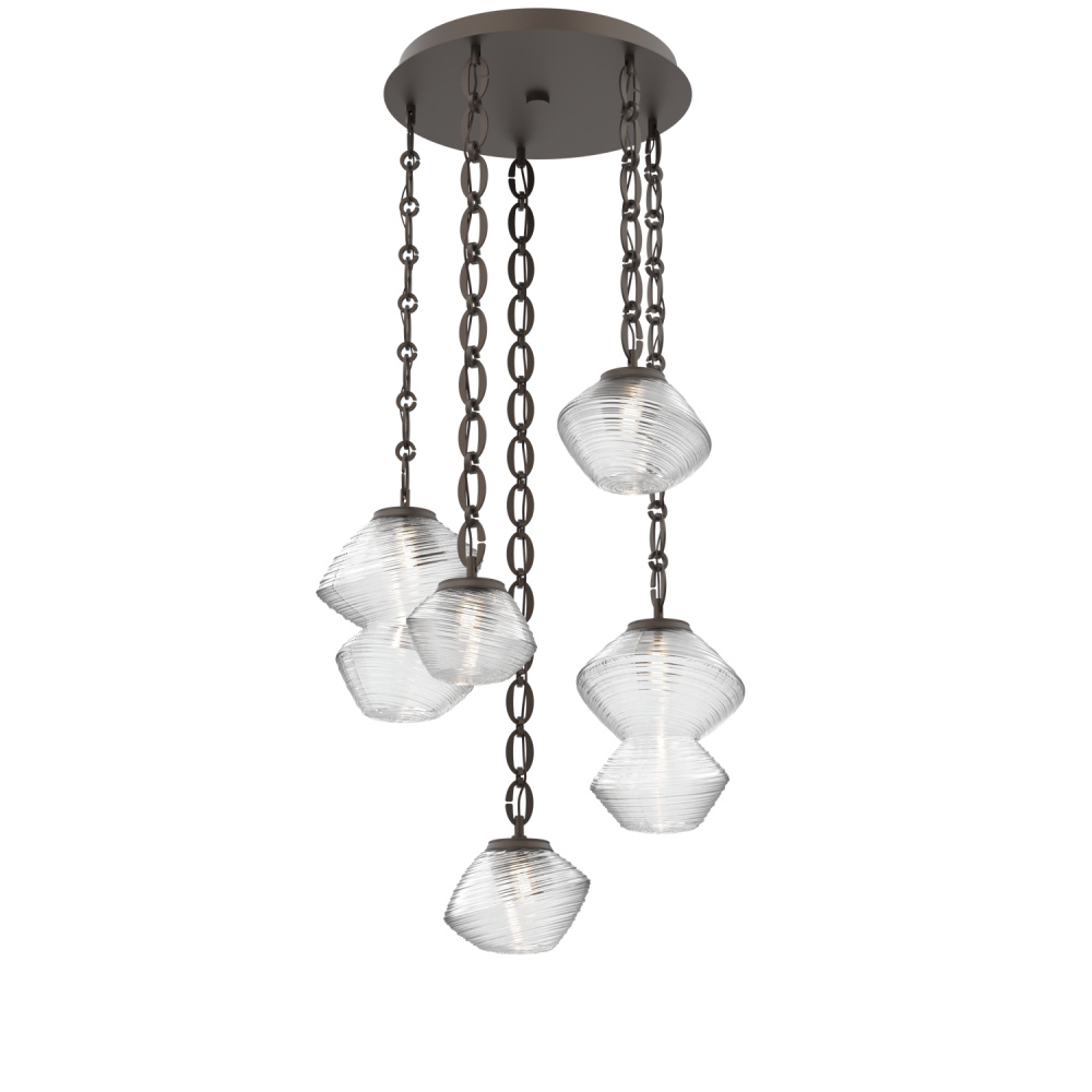 Mesa Round Chain 5pc Multi-Pendant