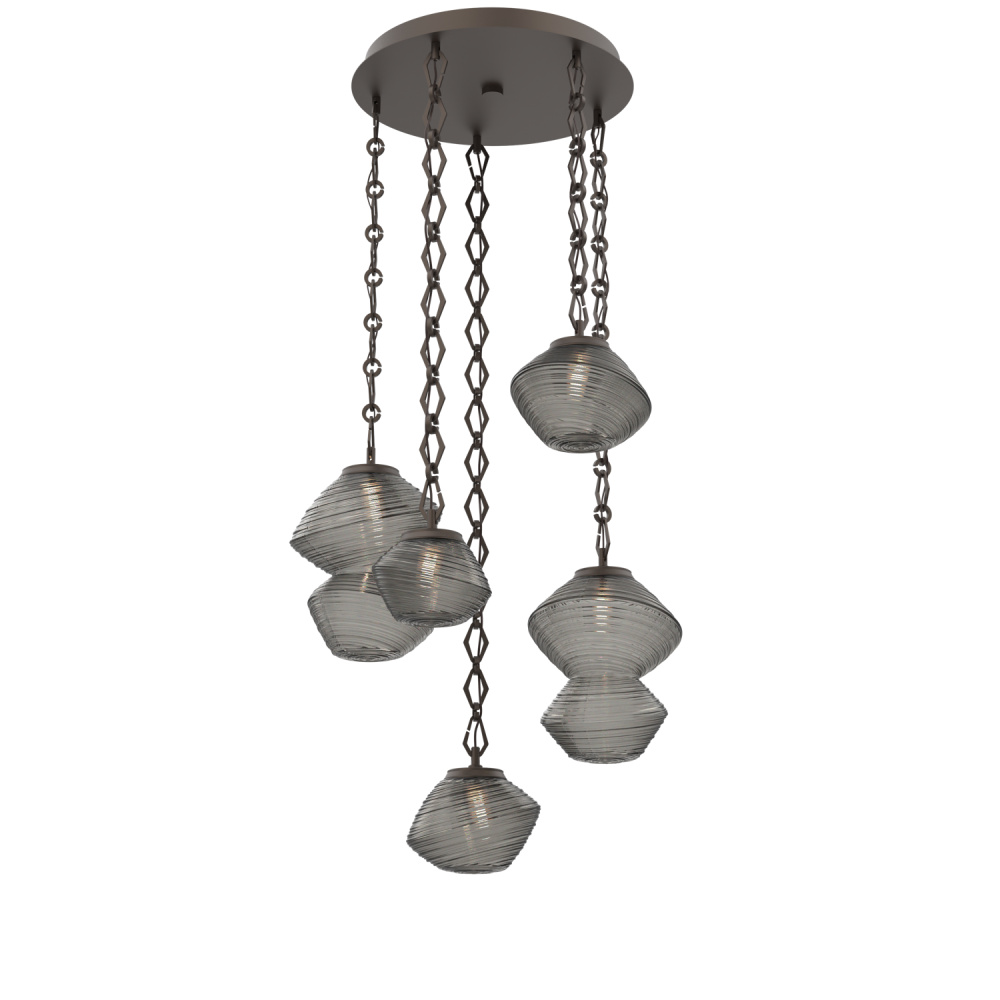 Mesa Round Chain 5pc Multi-Pendant