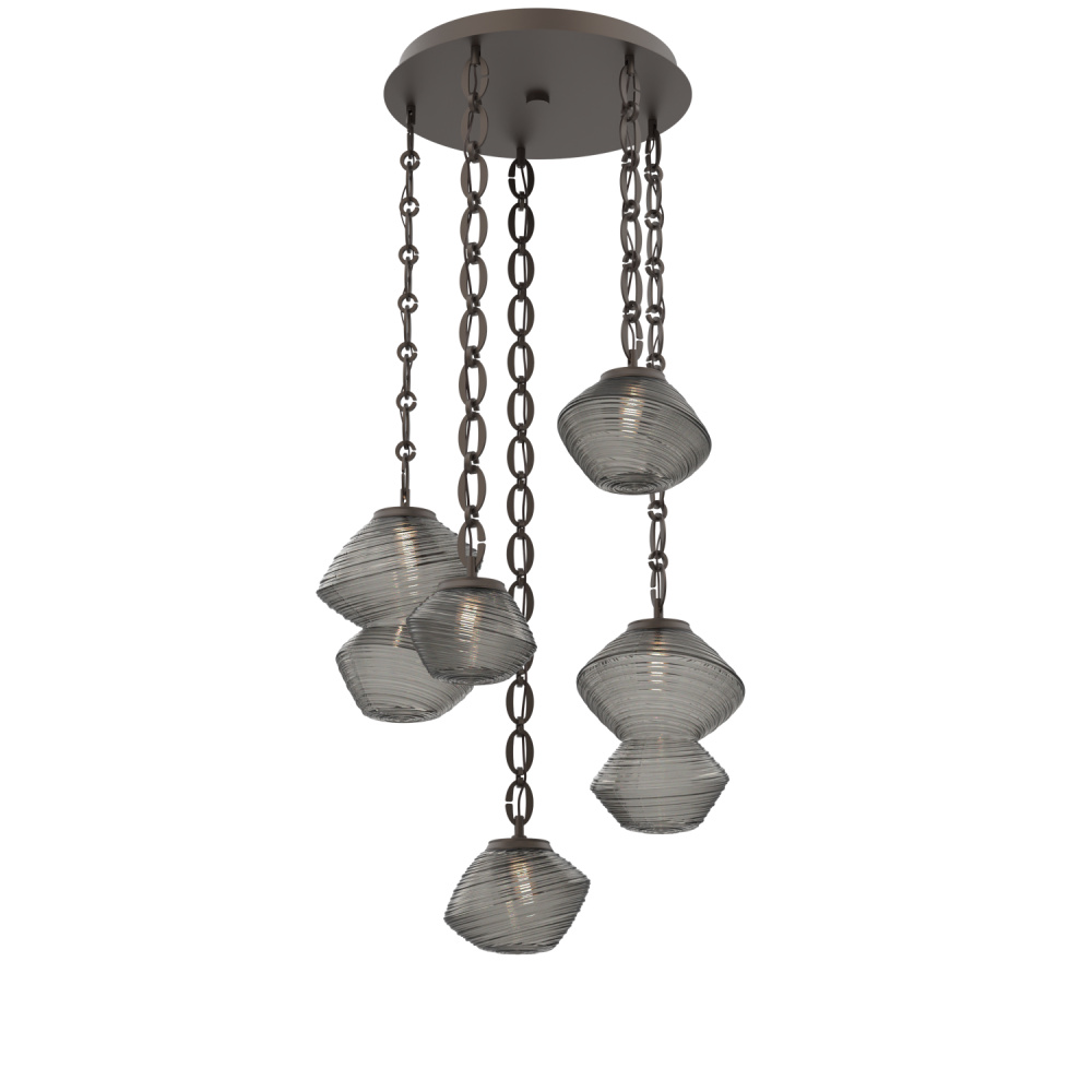 Mesa Round Chain 5pc Multi-Pendant