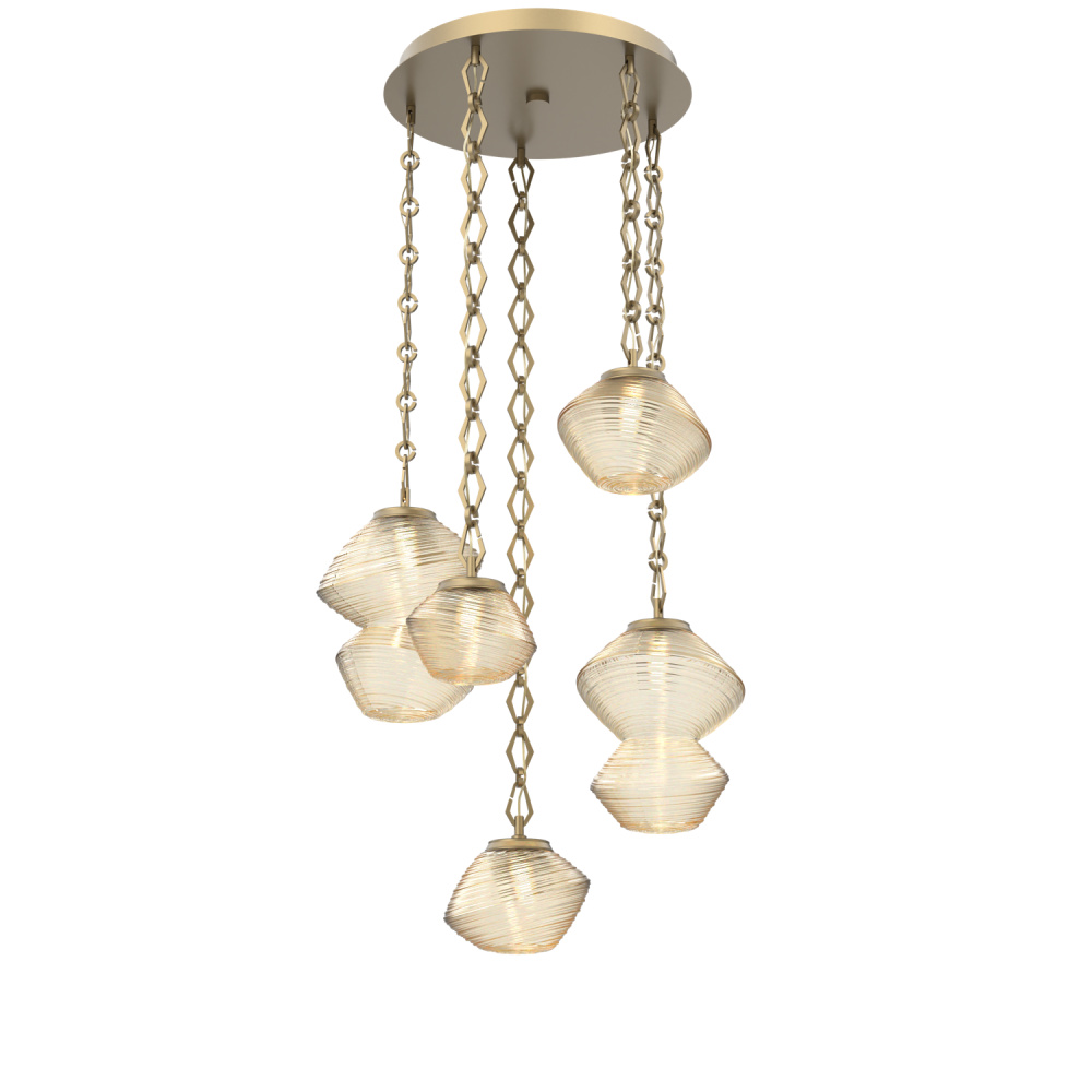 Mesa Round Chain 5pc Multi-Pendant