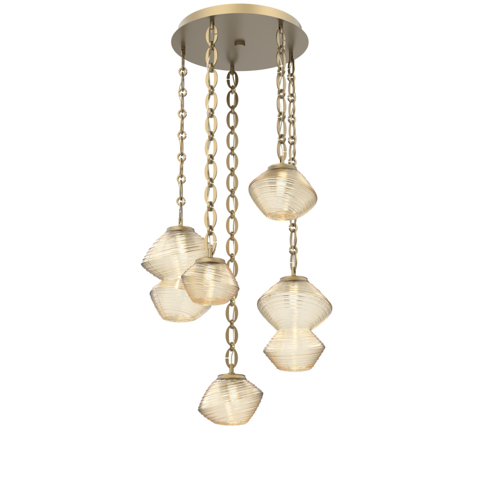 Mesa Round Chain 5pc Multi-Pendant