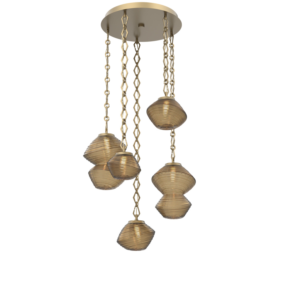 Mesa Round Chain 5pc Multi-Pendant
