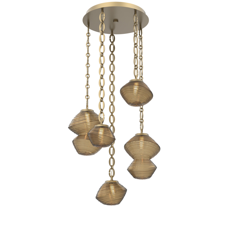 Mesa Round Chain 5pc Multi-Pendant