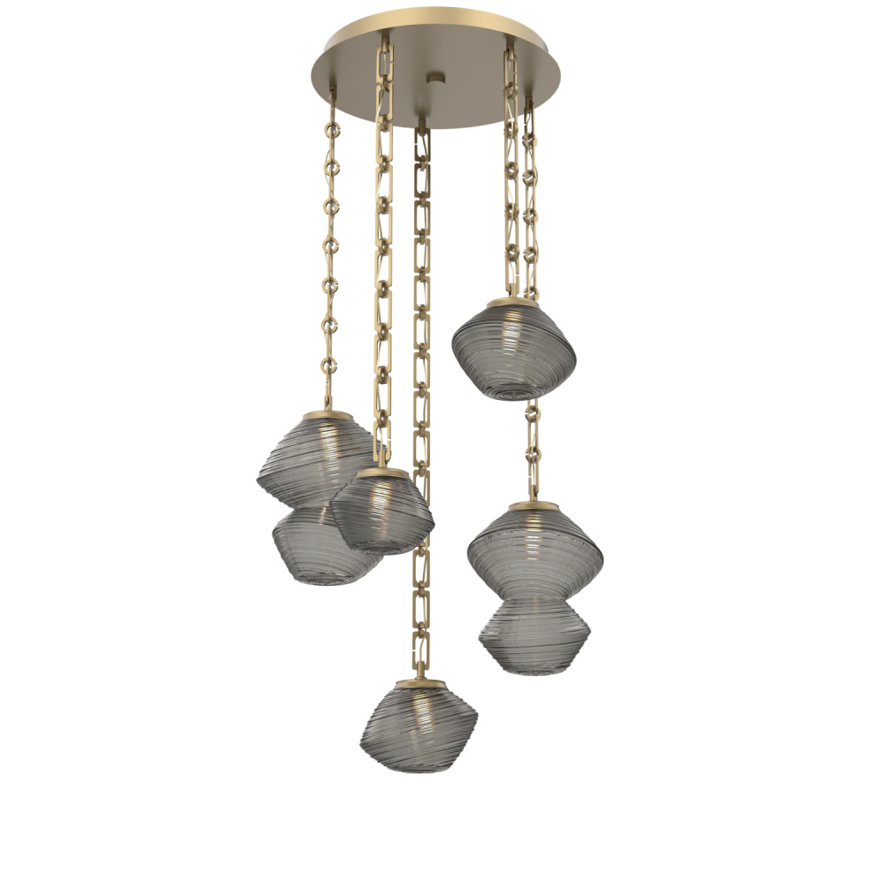 Mesa Round Chain 5pc Multi-Pendant