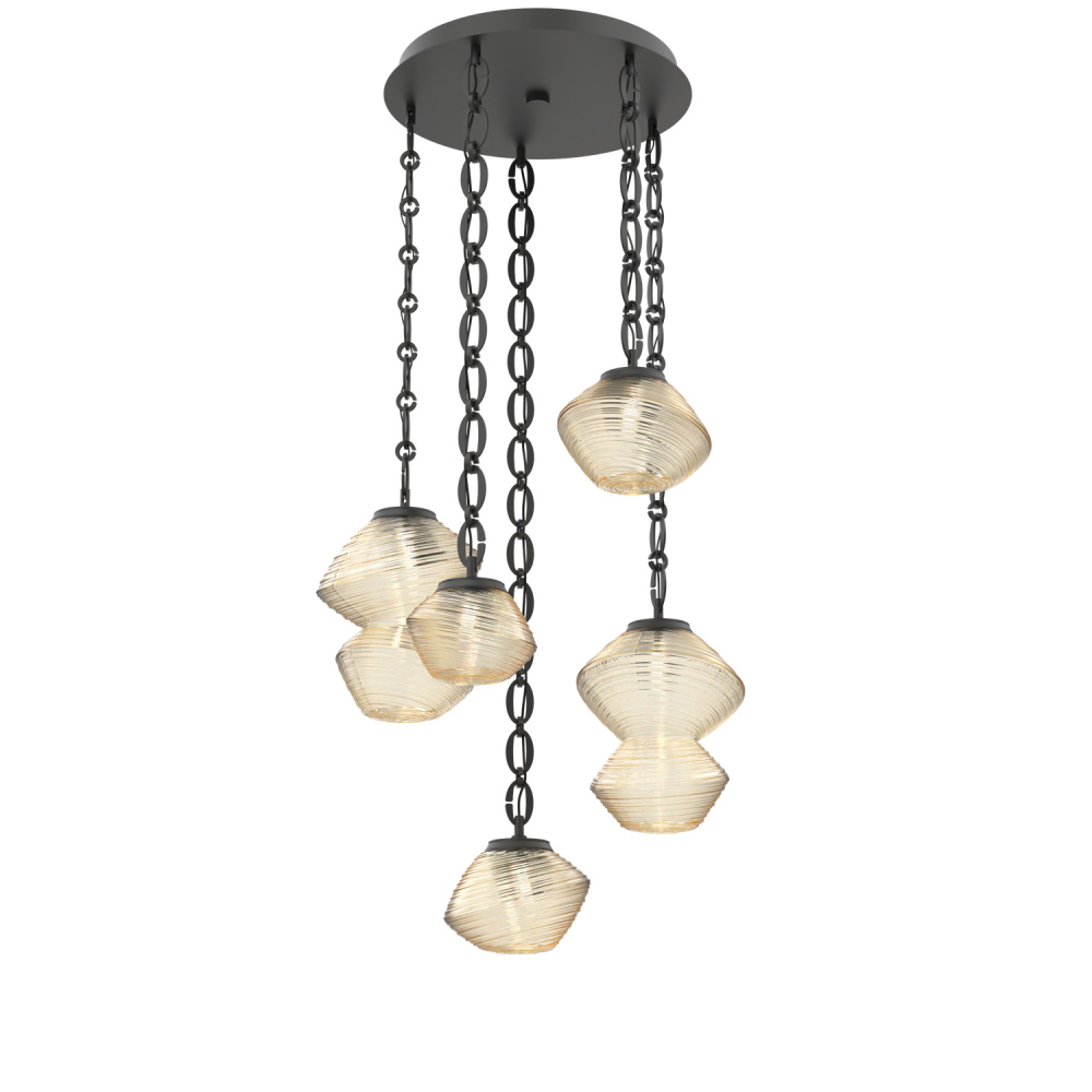 Mesa Round Chain 5pc Multi-Pendant