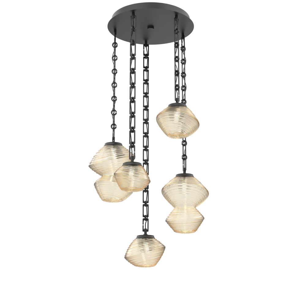 Mesa Round Chain 5pc Multi-Pendant