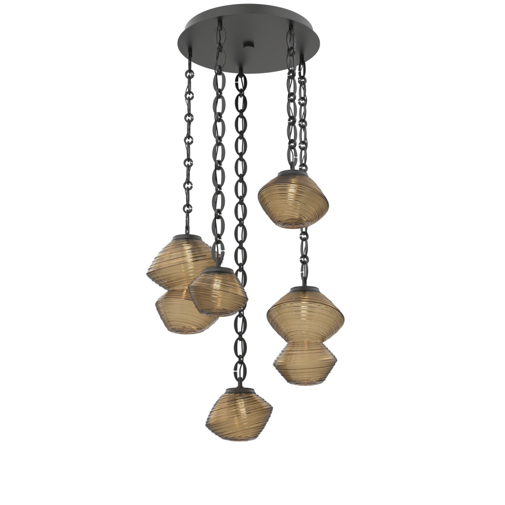 Mesa Round Chain 5pc Multi-Pendant