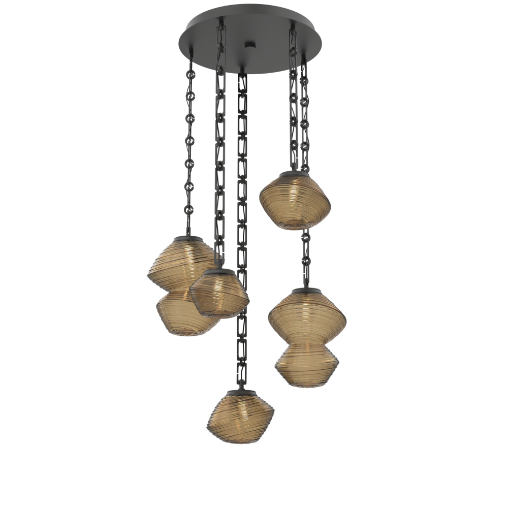 Mesa Round Chain 5pc Multi-Pendant