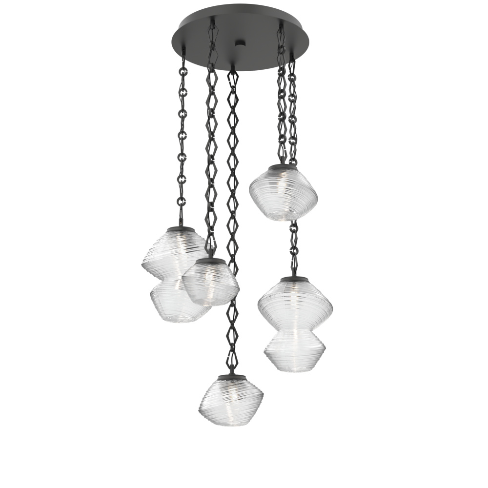 Mesa Round Chain 5pc Multi-Pendant